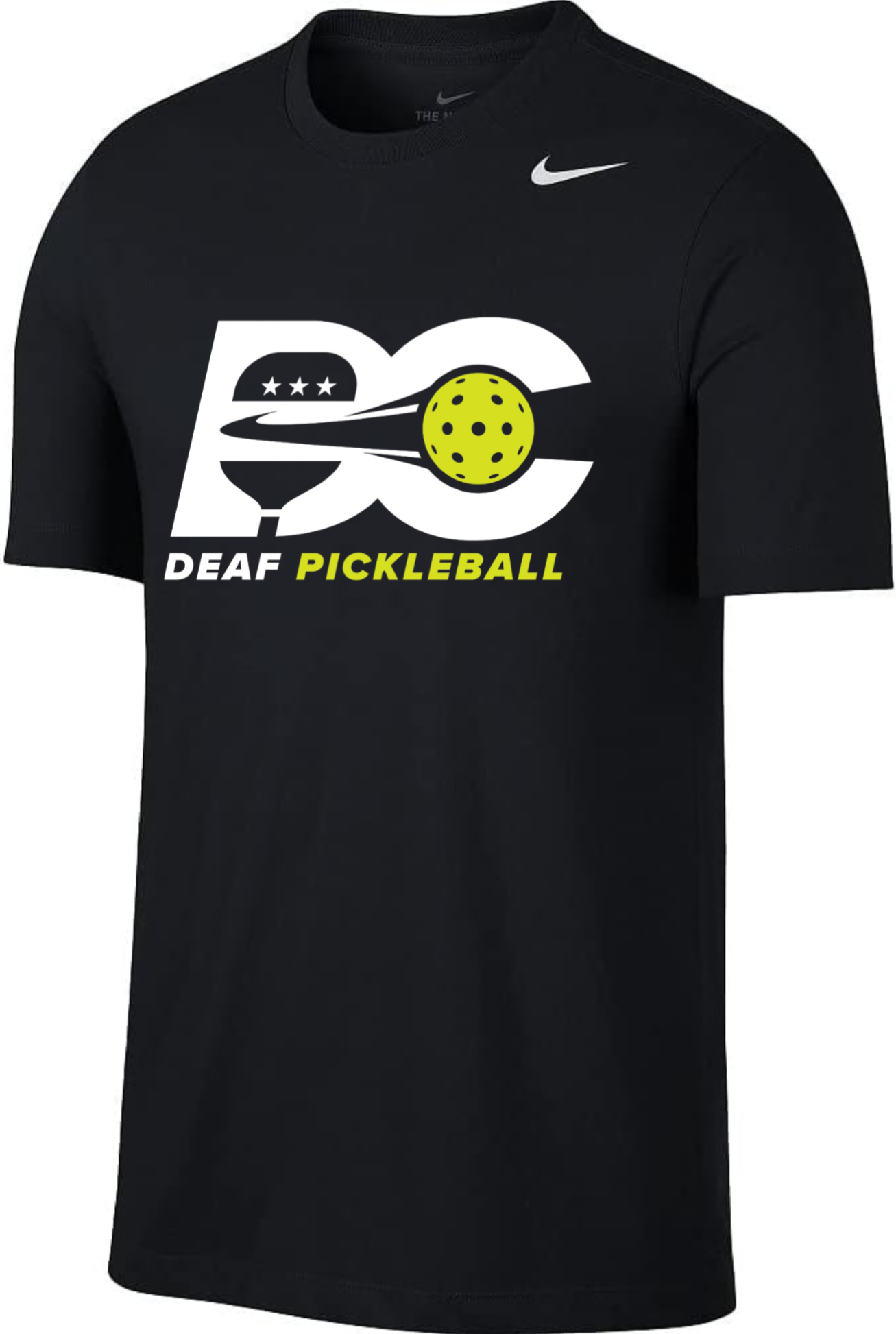 Black Nike Dri Fit DC Deaf Pickleball Deaf Dope Apparel black-nike-dri-fit-dc-deaf-pickleball-deaf-dope-apparel