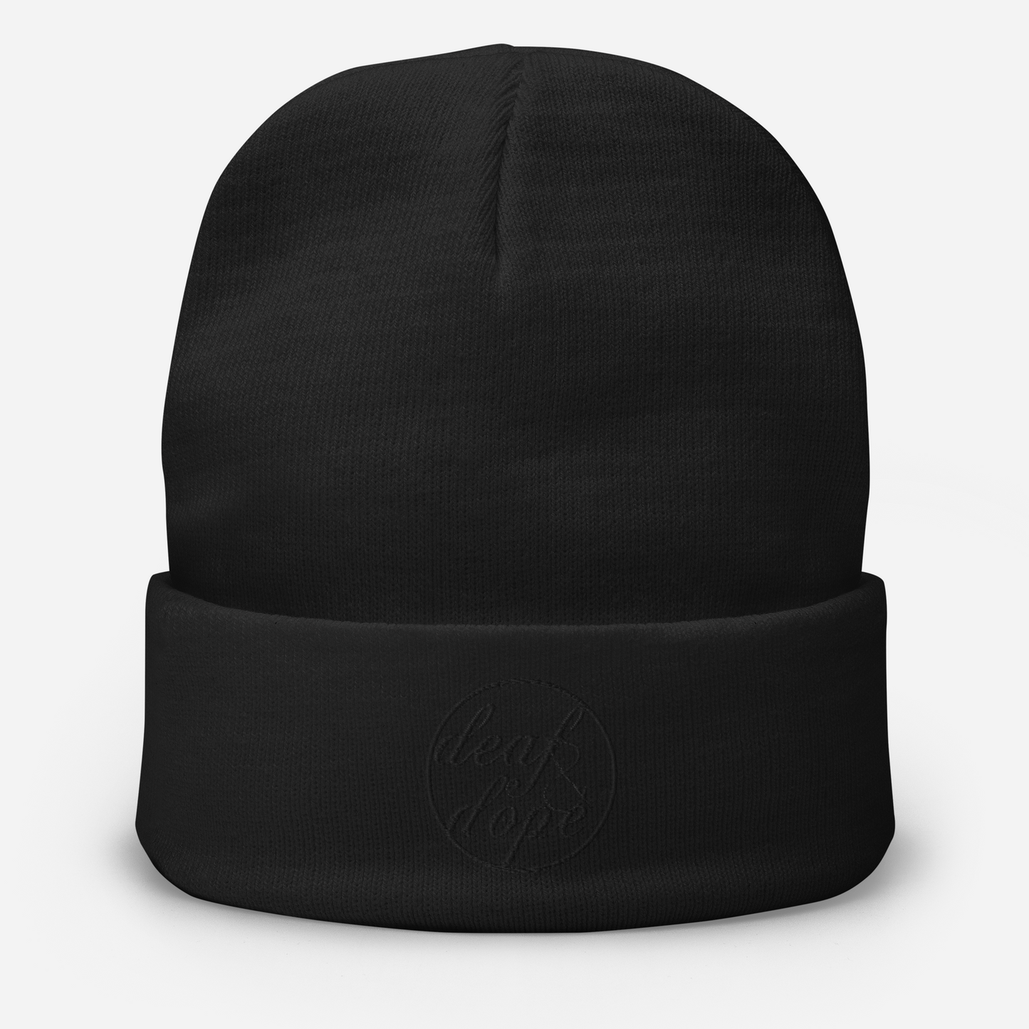 Embroidered Deaf & Dope Beanie