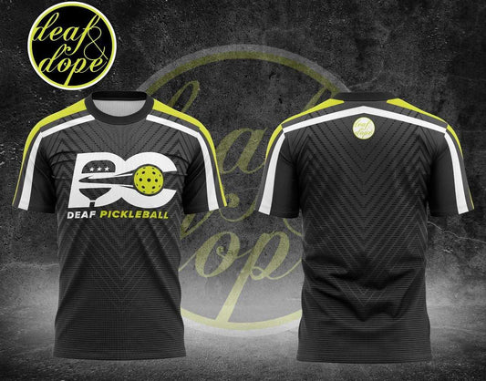 DC Deaf Pickleball 2023 - Black & Yellow Jersey